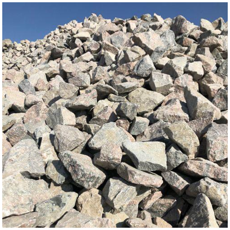 16 Ton Grey Gabion Stones 150mm -250mm